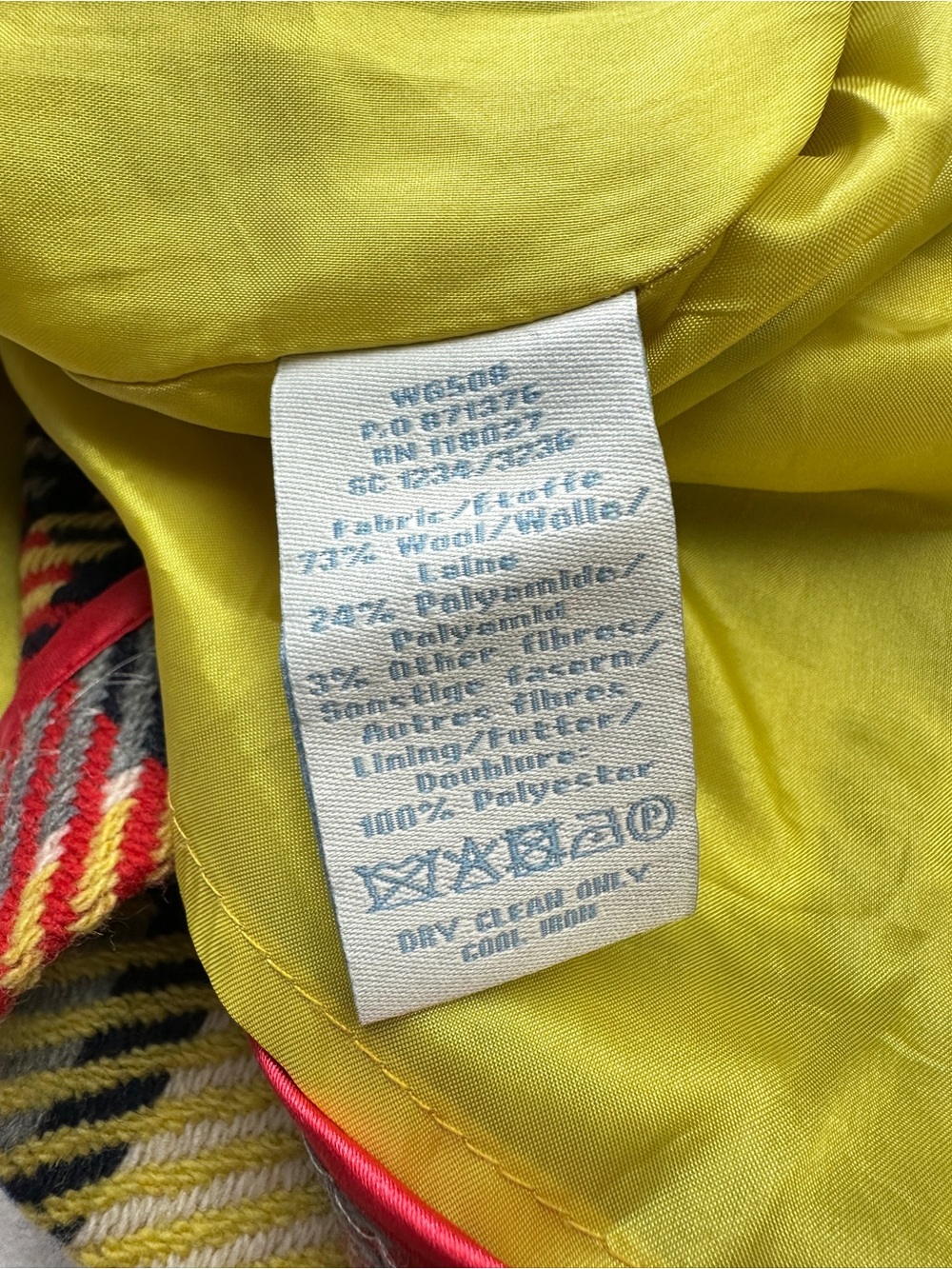 Boden Plaid Midi Skirt Pencil Checked 6 Regular Preppy Academic Yellow Womens - Picture 5 of 8